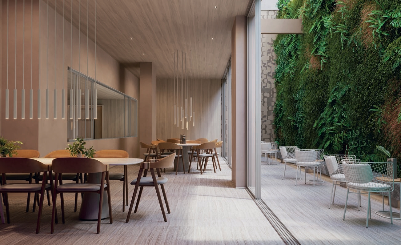 Jardim e convivência