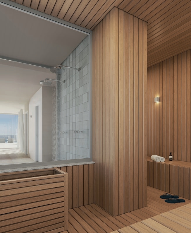 Sauna e área wellness